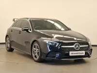 Used Mercedes A250 AMG line 224 HP (164 kW) 2018 Black Hatchback