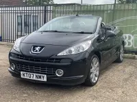 Used Peugeot 207 CC GT 2007 Black Cabriolet