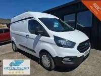 Used Ford Transit Custom 130 HP (95 kW) 2019 White Van