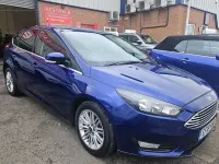 Used Ford Focus Zetec 125 HP (91 kW) 2017 Blue Hatchback