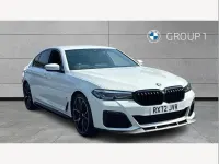 Used BMW 530 M Sport 282 HP (207 kW) 2022 White Sedan