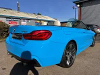 Used BMW 440 Cabriolet M Sport 322 HP (236 kW) 2017 Blue Cabriolet