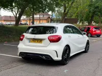 Used Mercedes A160 AMG line 2018 White Hatchback