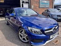 Used Mercedes C200 AMG line 184 HP (135 kW) 2018 Blue Coupe