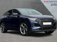 Used Audi Q4 Sportback e-tron Black Edition 206 kW (281 HP) 2025 Blue SUV