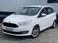 Used Ford Grand C-Max Zetec 120 HP (88 kW) 2015 White MPV