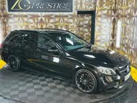 Used Mercedes C220 AMG line 194 HP (142 kW) 2020 Black Estate