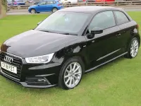 Używany Audi A1 S-Line 125 KM (91 kW) 2018 Czarny Hatchback