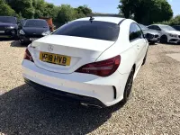 Used Mercedes CLA180 AMG line 2018 White Sedan