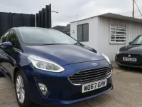 Used Ford Fiesta Titanium 2018 Blue Hatchback