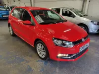Used VW Polo SE 74 HP (54 kW) 2015 Red Hatchback