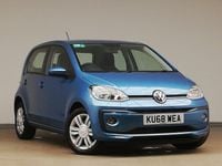 Used VW up! high up! 75 HP (55 kW) 2018 Blue Hatchback