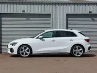 Used Audi A3 S-Line 150 HP (110 kW) 2024 White Hatchback