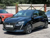 Used Peugeot 208 Allure+ 99 HP (72 kW) 2023 Black Hatchback