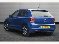 Used VW Polo Match 95 HP (69 kW) 2021 Blue Hatchback