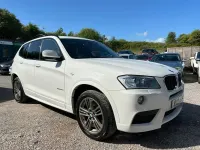 Used BMW X3 M Sport 180 HP (132 kW) 2013 White SUV