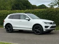 Used VW Touareg R-line Plus 262 HP (192 kW) 2017 White SUV