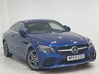 Used Mercedes C300 AMG Line Premium 245 HP (180 kW) 2019 Blue Coupe
