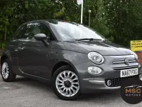 Used Fiat 500 Lounge 69 HP (50 kW) 2017 Grey Hatchback