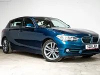 Used BMW 116 Sport Line 116 HP (85 kW) 2019 Blue Hatchback