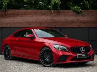 Used Mercedes C200 AMG Line Premium 2019 Red Coupe
