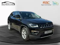 Used Jeep Compass Limited 140 HP (102 kW) 2018 Brilliant black SUV