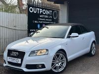 Used Audi A3 Cabriolet S-Line 2012 White Cabriolet