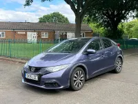 Used Honda Civic SR 120 HP (88 kW) 2015 Blue Hatchback