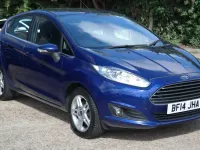 Used Ford Fiesta Zetec 82 HP (60 kW) 2014 Blue Hatchback