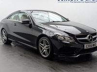 Used Mercedes E200 AMG line 184 HP (135 kW) 2015 Black Coupe