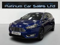 Usado Ford Focus Titanium 115 HP (84 kW) 2015 Azul Carrinha