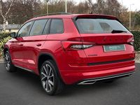 Used Skoda Kodiaq SportLine 190 HP (139 kW) 2020 Red SUV
