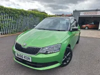 Used Skoda Fabia Colour Edition 75 HP (55 kW) 2017 Green Hatchback