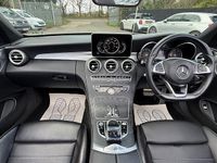 Used Mercedes C220 AMG Line Premium Plus 170 HP (125 kW) 2018 White Cabriolet