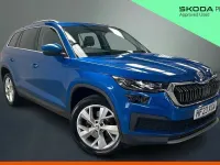 Used Skoda Kodiaq SE L Executive 110 HP (80 kW) 2023 Race blue metallic SUV
