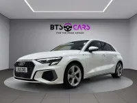 Used Audi A3 Sportback S-Line 150 HP (110 kW) 2021 White Hatchback