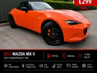 Used Mazda MX5 2019 Orange Cabriolet