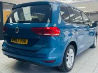 Used VW Touran SE 115 HP (84 kW) 2017 Blue MPV