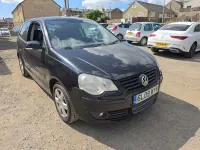 Used VW Polo Match 60 HP (44 kW) 2009 Black Hatchback