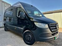 Begagnad Mercedes E-Sprinter Progressive 85 kW (116 HK) 2021 Svart Van