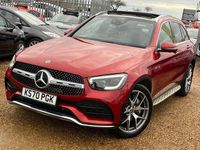 Begagnad Mercedes GLC300 AMG line 2020 Röd Kombi