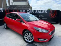 Used Ford Focus Titanium 125 HP (91 kW) 2016 Red Hatchback