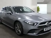 Used Mercedes A250 AMG line 218 HP (160 kW) 2021 Grey Hatchback