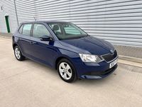 Used Skoda Fabia SE 95 HP (69 kW) 2017 Blue Hatchback