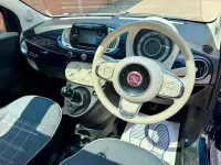 Used Fiat 500 Lounge 69 HP (50 kW) 2018 Blue Hatchback