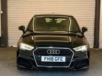 Used Audi A3 S-Line 150 HP (110 kW) 2018 Black Sedan