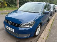 Used VW Touran SE 105 HP (77 kW) 2011 Blue MPV