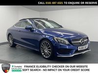 Used Mercedes C200 AMG Line Premium 184 HP (135 kW) 2016 Blue Coupe