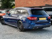 Used Mercedes C250 AMG Line Premium Plus 2018 Blue Estate