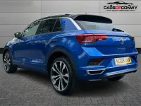 Used VW T-Roc R-line 150 HP (110 kW) 2020 Blue SUV